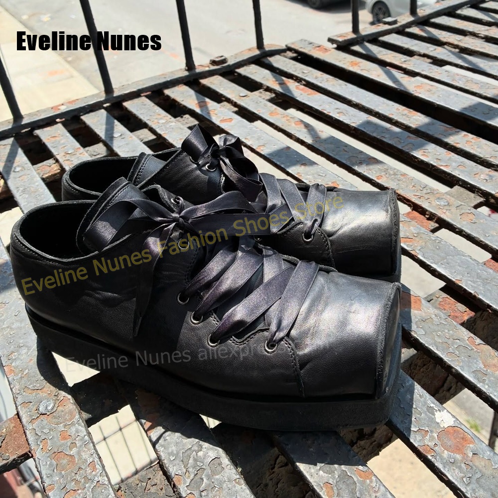 Street Fashion Culture - Sepatu Hak Tinggi Platform Gaya Vintage