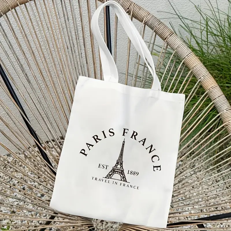 Street Fashion In Paris - Tas Tote Perjalanan Paris untuk Wanita,