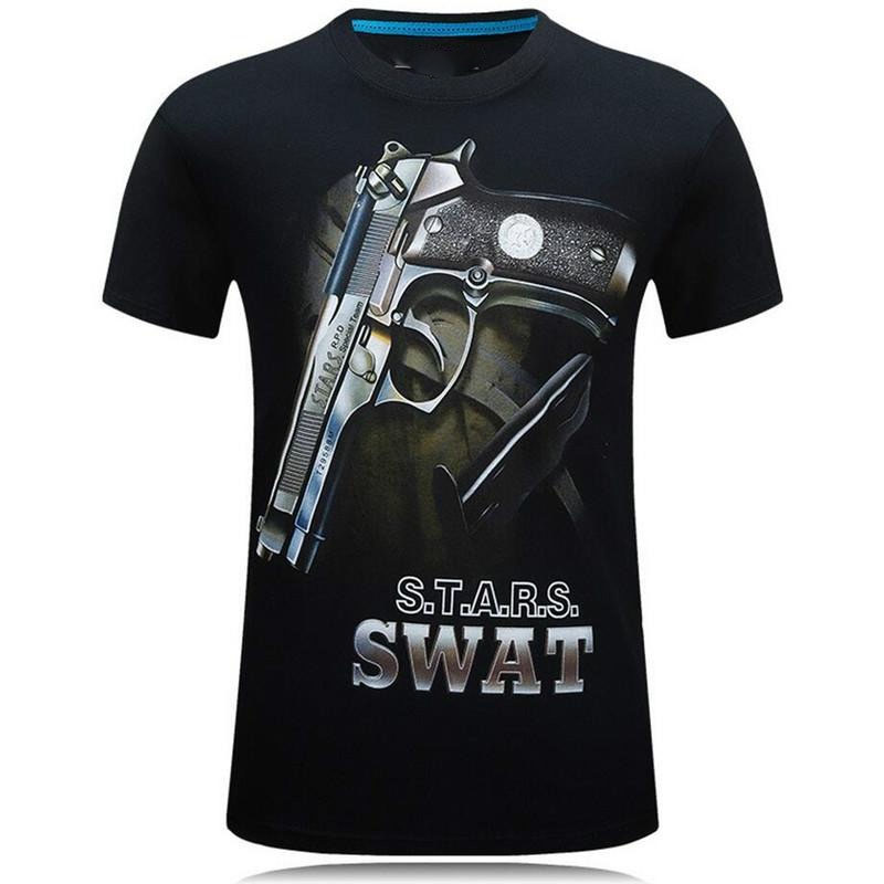 Street Fashion For Short Guys - Kaus pria lengan pendek, atasan kepribadian