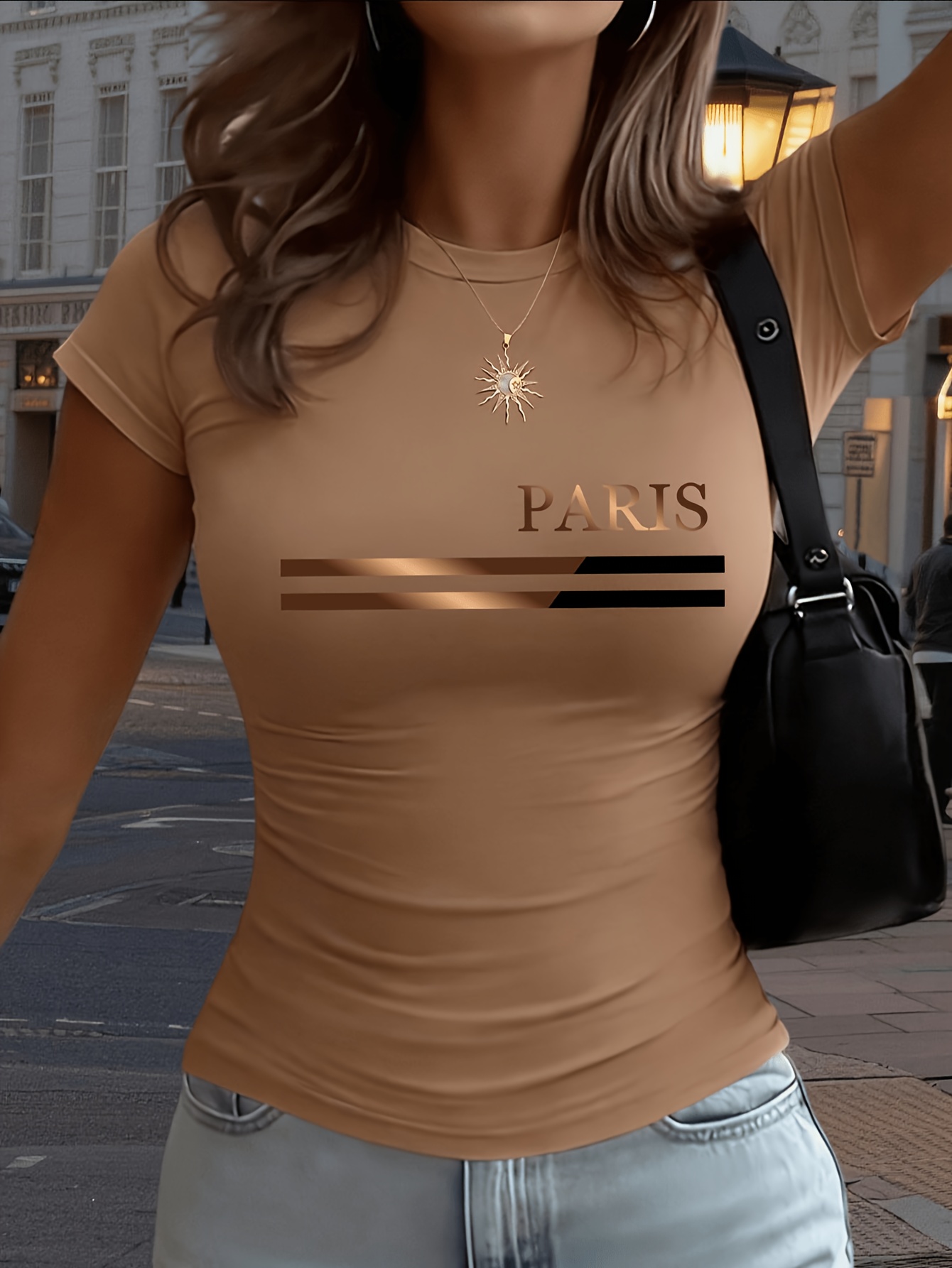 Kaus Wanita Musim Panas PARIS  - Street Fashion In Paris ulasan dan harga