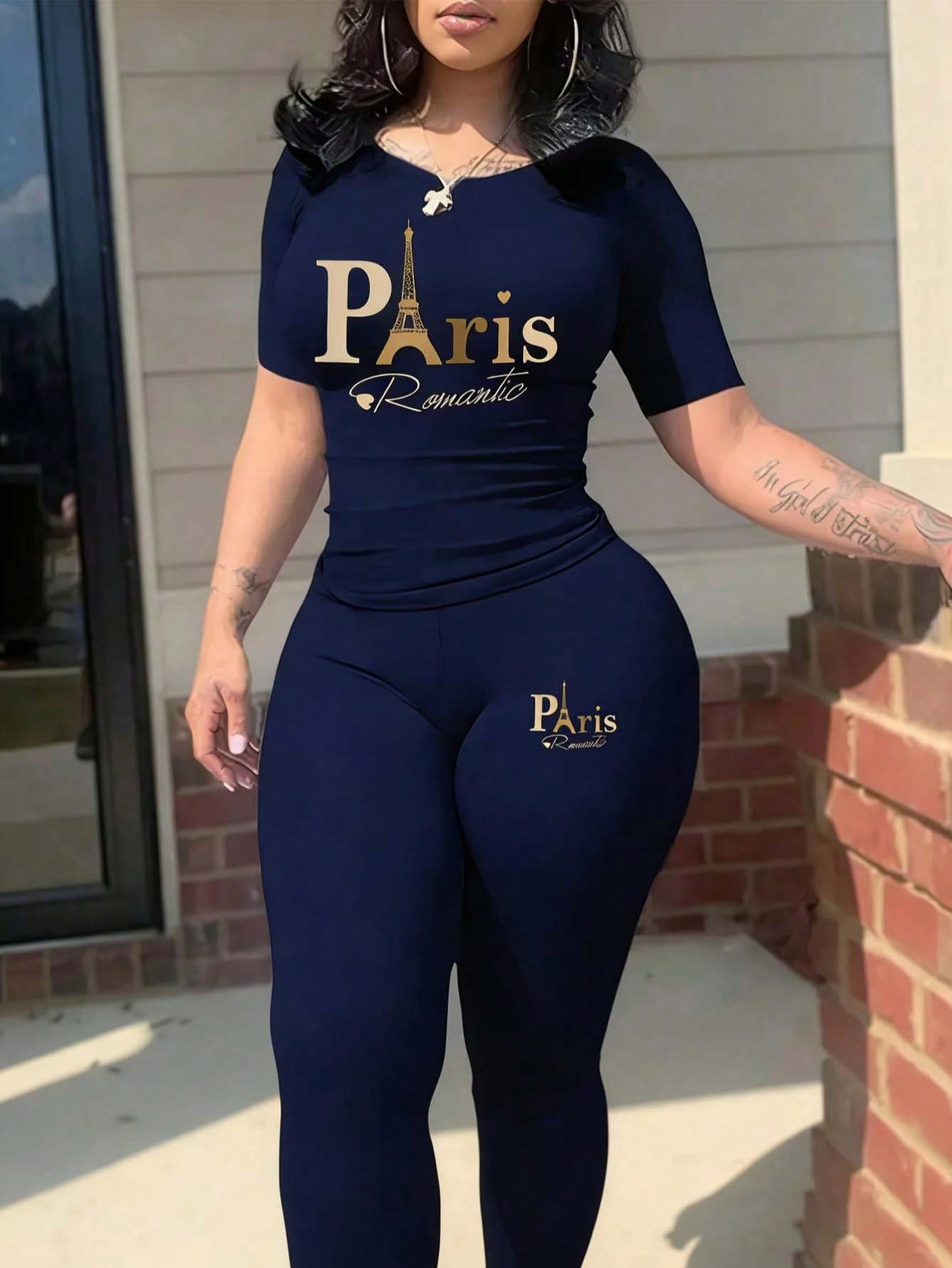 Set Dua Potong Wanita Terbaru  - Street Fashion In Paris ulasan dan harga