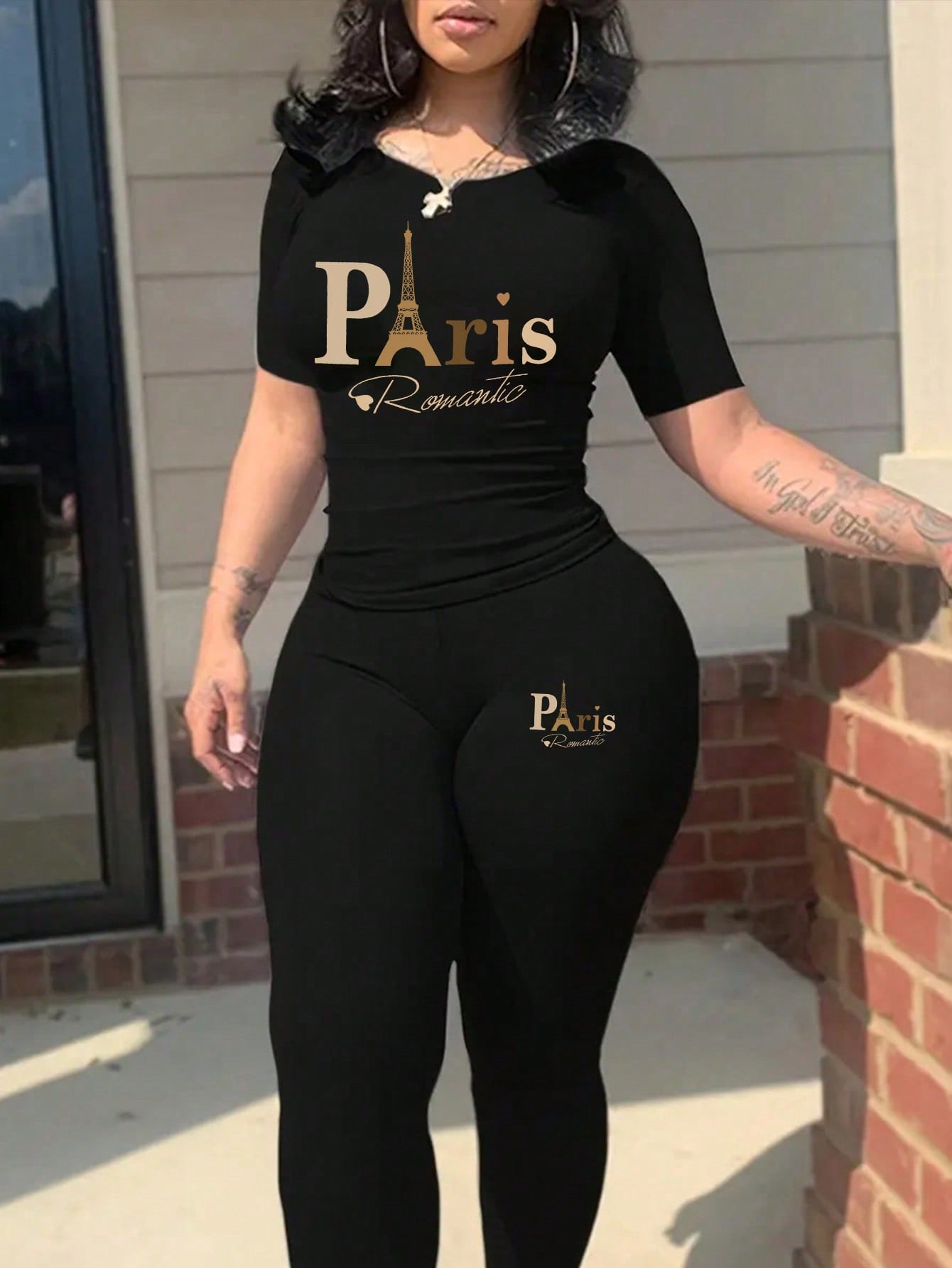 Set Dua Potong Wanita Terbaru  - Street Fashion In Paris ulasan dan harga