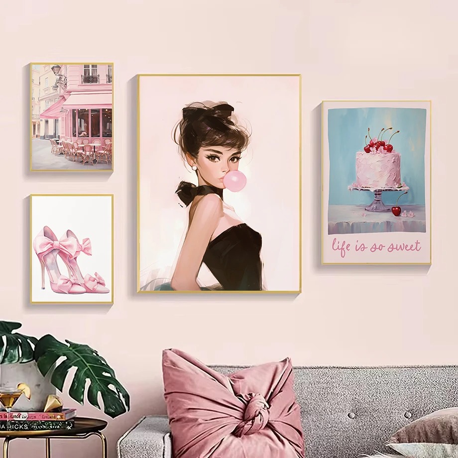 Coquette trendi Paris Street B - Street Fashion Poster ulasan dan harga