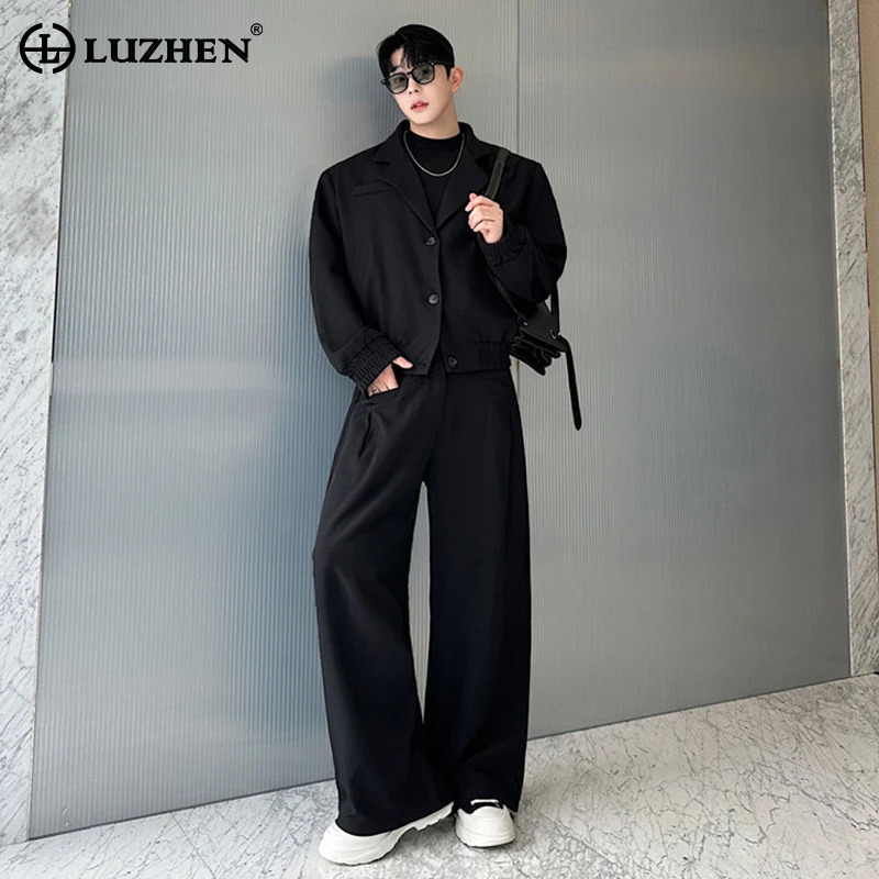 LUZHEN Blazer Musim Semi Jaket - Street Fashion Jacket ulasan dan harga
