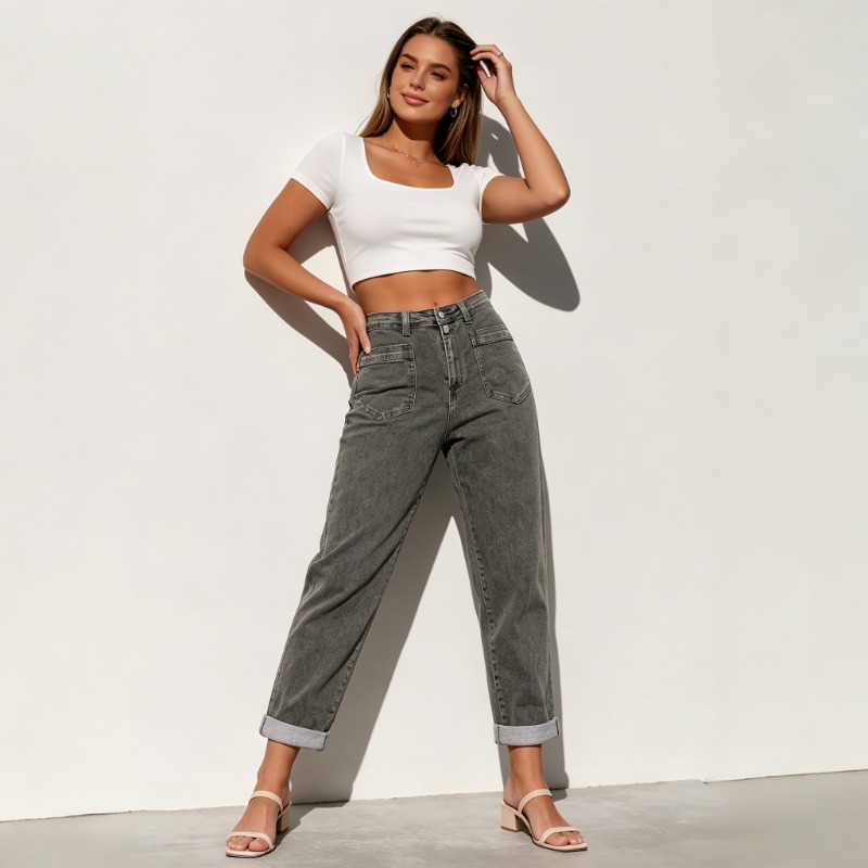 Celana Jeans Wanita Ukuran Bes - Street Fashion American ulasan dan harga