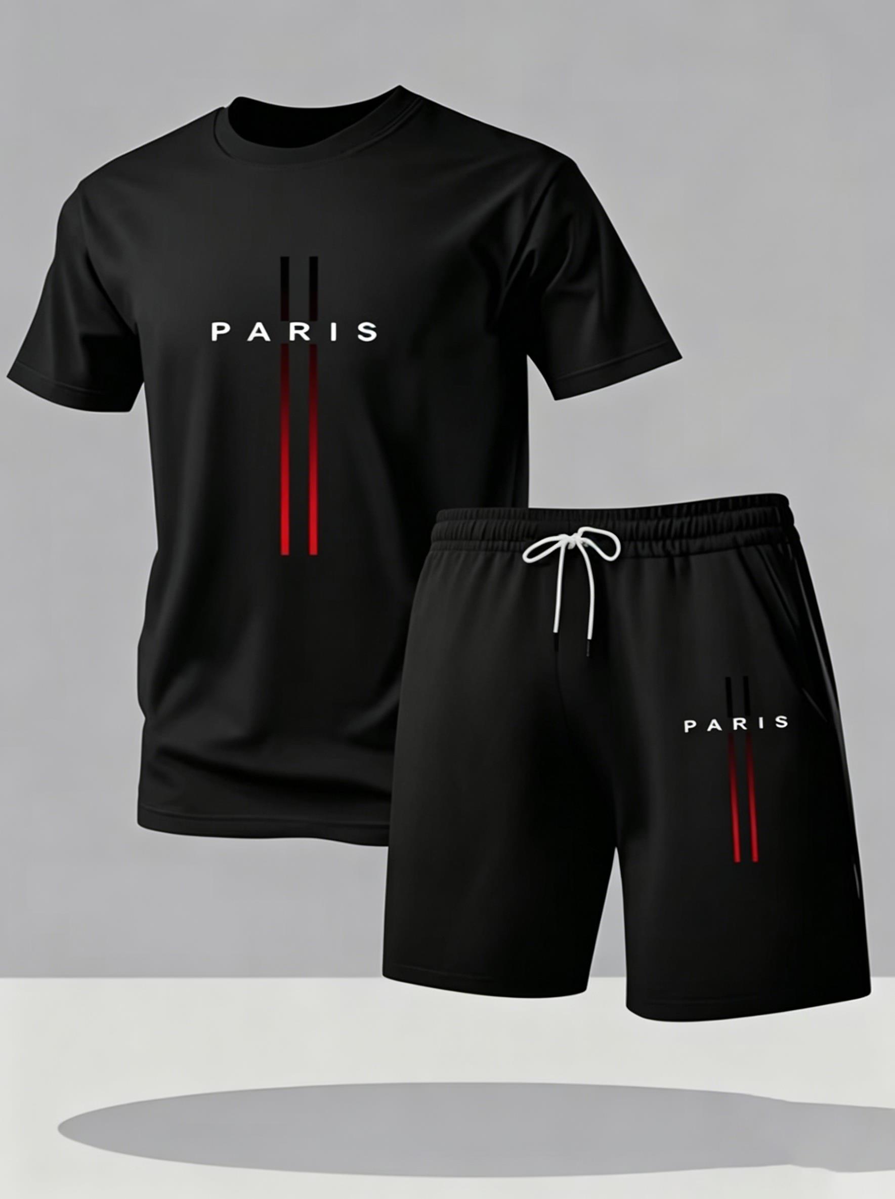 Setelan Olahraga Pria 2 Potong - Street Fashion In Paris ulasan dan harga