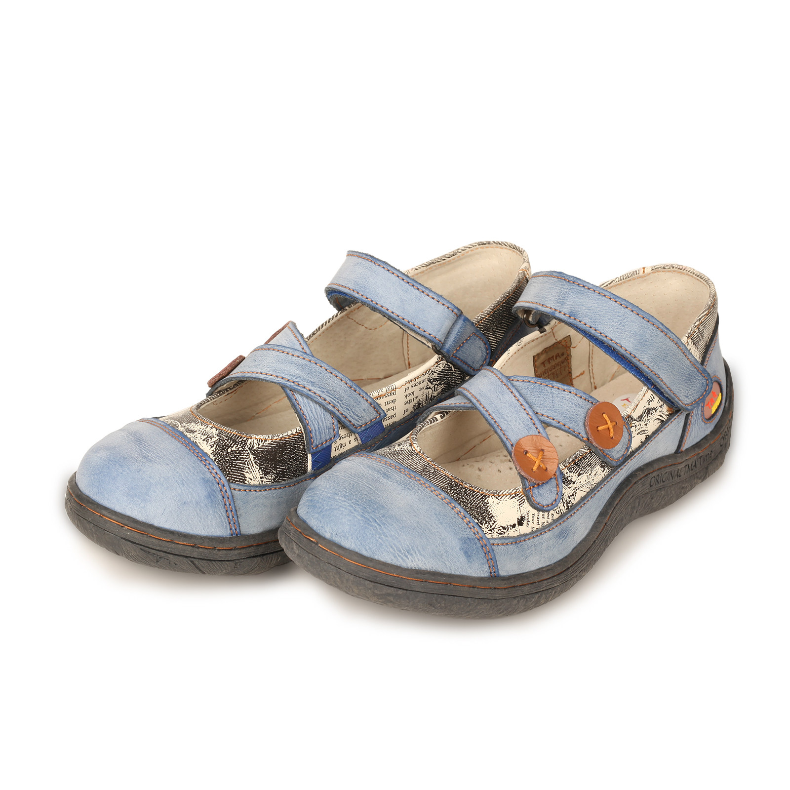 Sepatu Flat Gaya Preppy Vintag - Street Fashion American ulasan dan harga