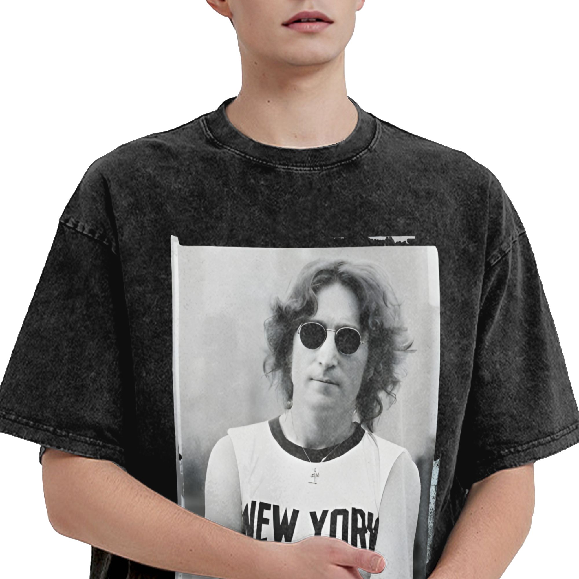 Kaos Harajuku John Lennon 1972 - High Street Fashion New York ulasan dan harga