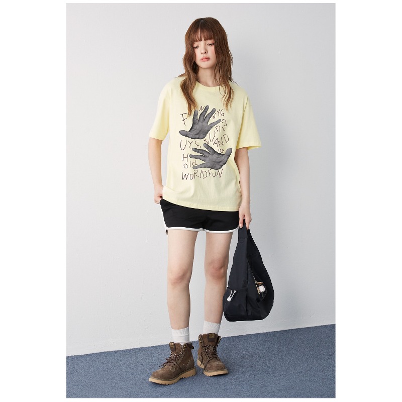 FUNNY GUY Kaus Retro Amerika A - Street Fashion For Short Guys ulasan dan harga