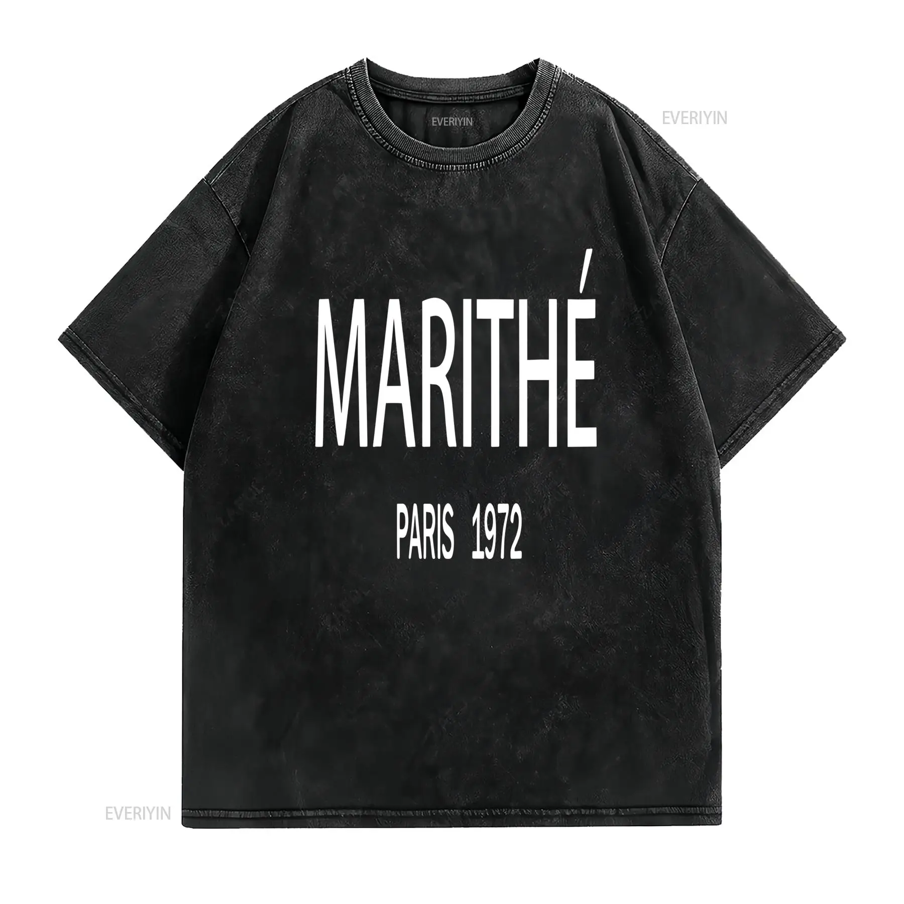 Kaos Marithe Vintage 1972 Pari - Street Fashion In Paris ulasan dan harga
