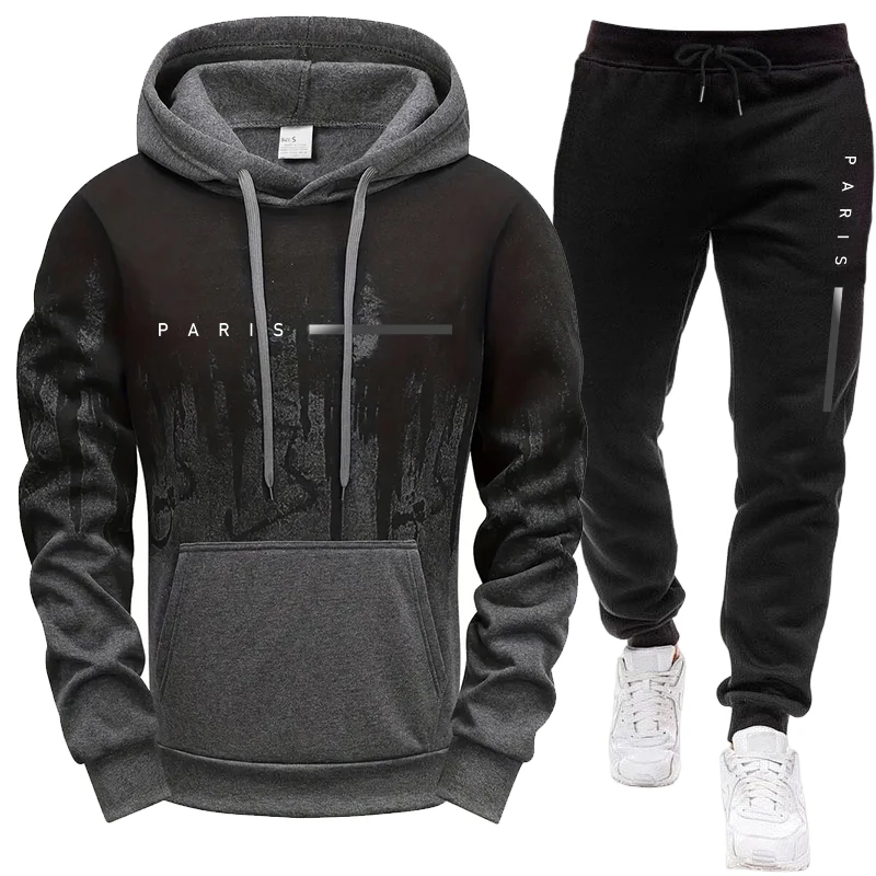 Setelan Pria/Hoodie/Celana Par - Street Fashion In Paris ulasan dan harga