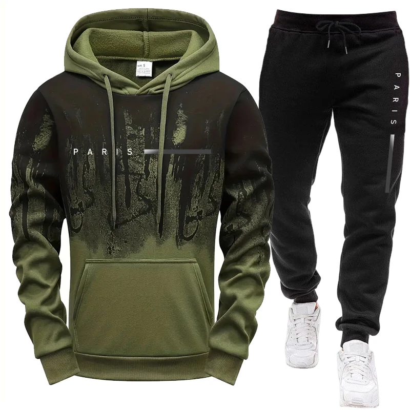 Setelan Pria/Hoodie/Celana Par - Street Fashion In Paris ulasan dan harga