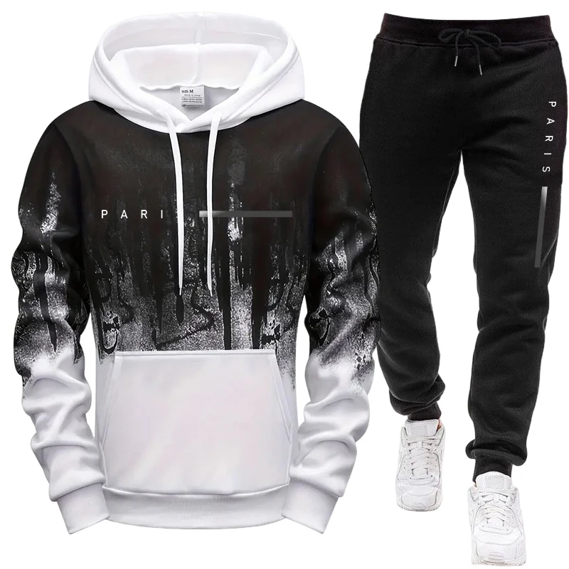Setelan Pria/Hoodie/Celana Par - Street Fashion In Paris ulasan dan harga