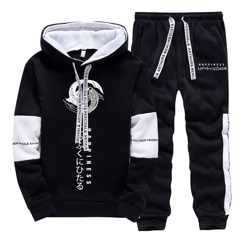 Setelan Olahraga Pria Modis, H - Street Fashion Winter ulasan dan harga