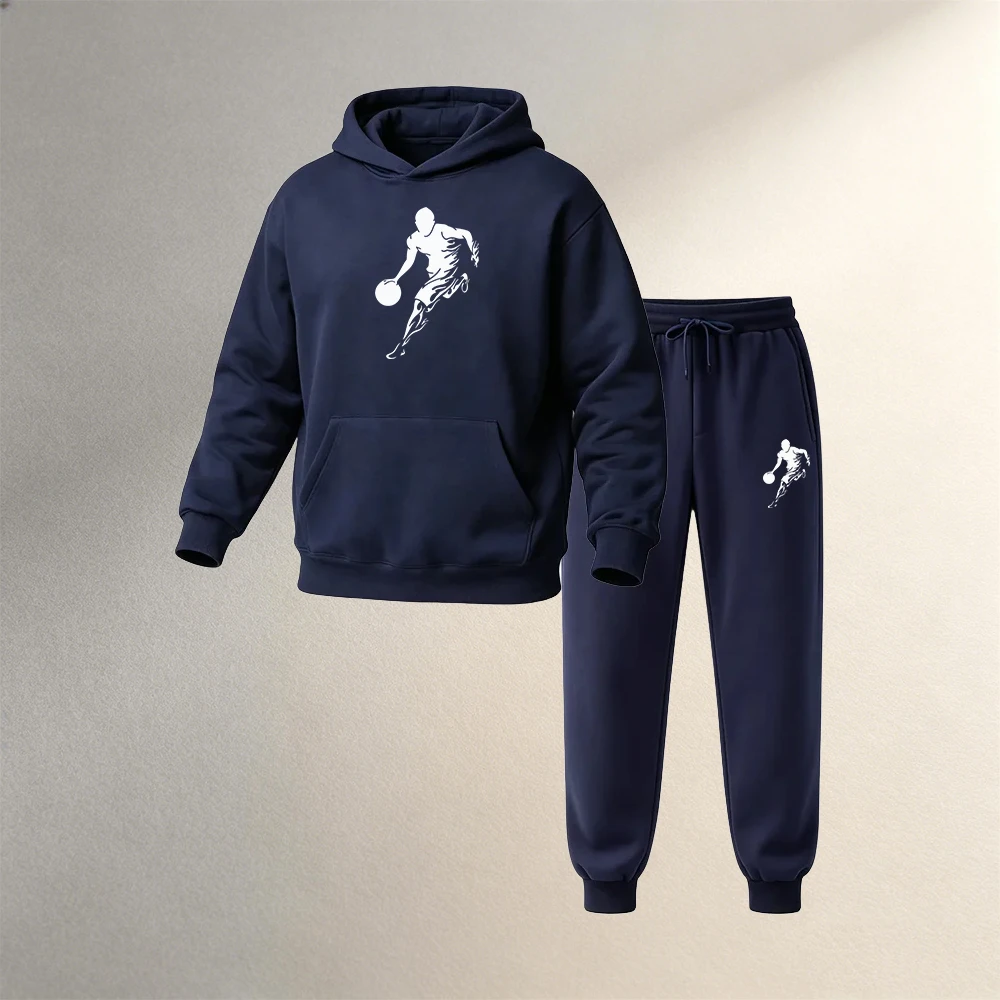 Pakaian Pria Setelan Hoodie Pu - Street Fashion Winter ulasan dan harga
