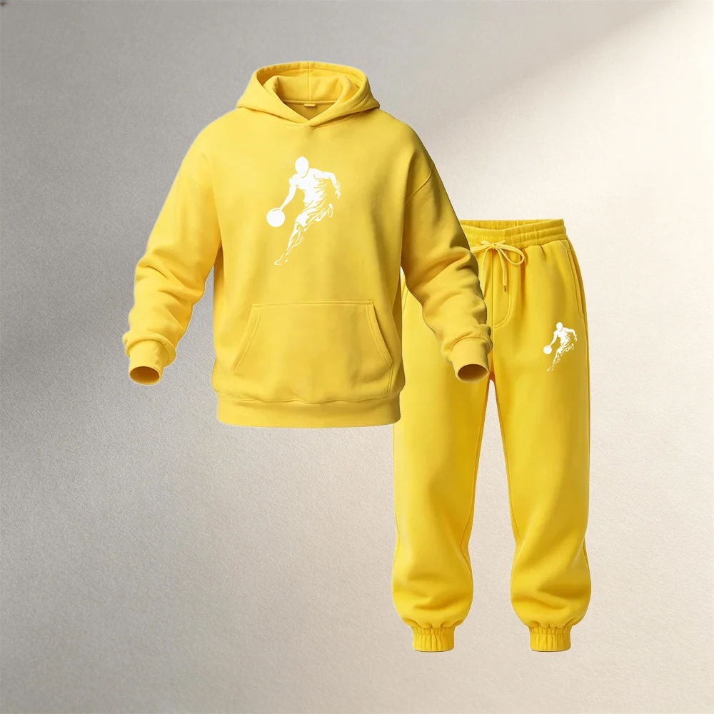 Pakaian Pria Setelan Hoodie Pu - Street Fashion Winter ulasan dan harga
