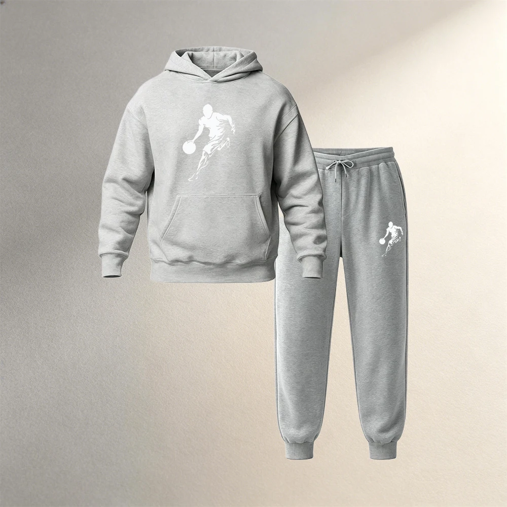 Pakaian Pria Setelan Hoodie Pu - Street Fashion Winter ulasan dan harga