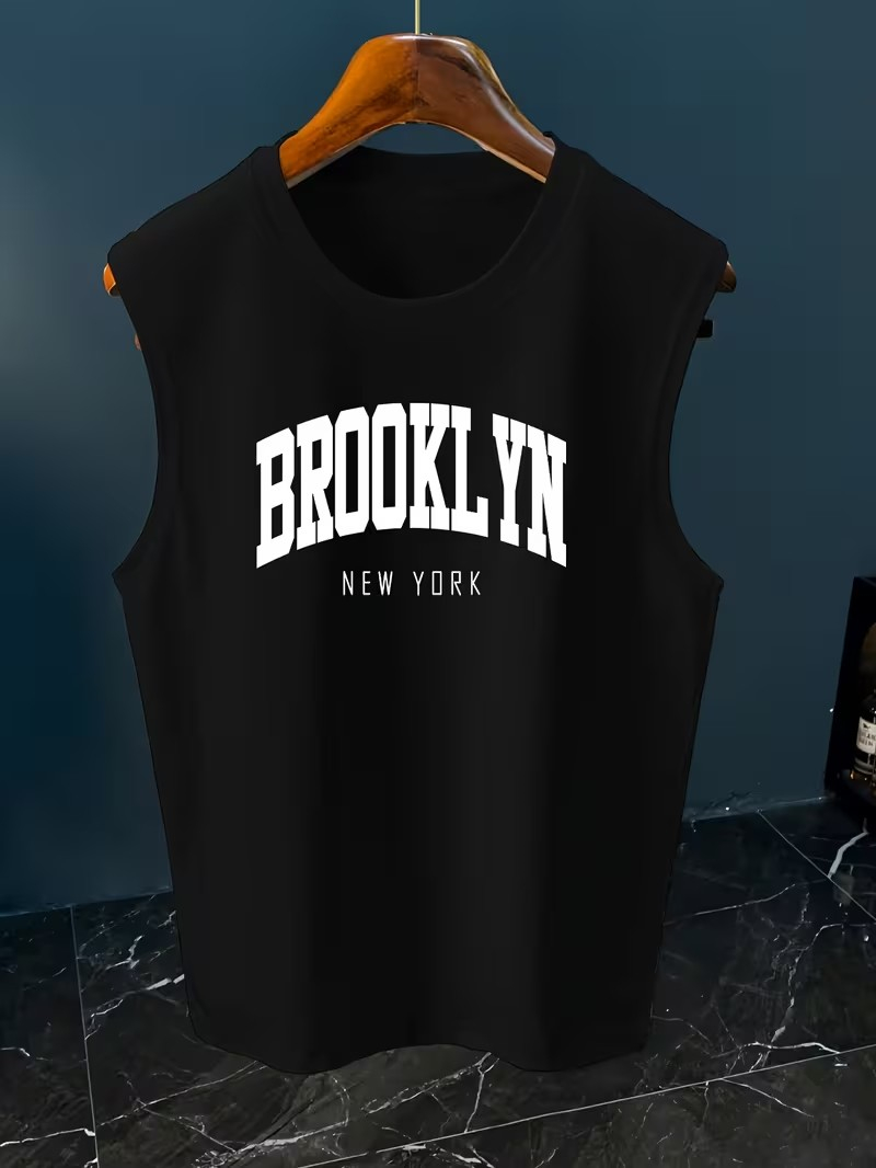 Tank Top Tanpa Lengan Motif Hu - Street Fashion In Paris ulasan dan harga