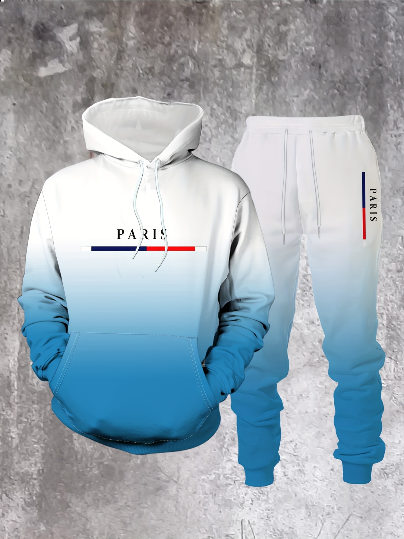 Setelan Olahraga Pria Warna Gr - Street Fashion In Paris ulasan dan harga