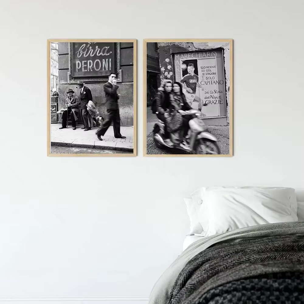 Mode Cetak Fotografi Vintage H - Street Fashion Poster ulasan dan harga