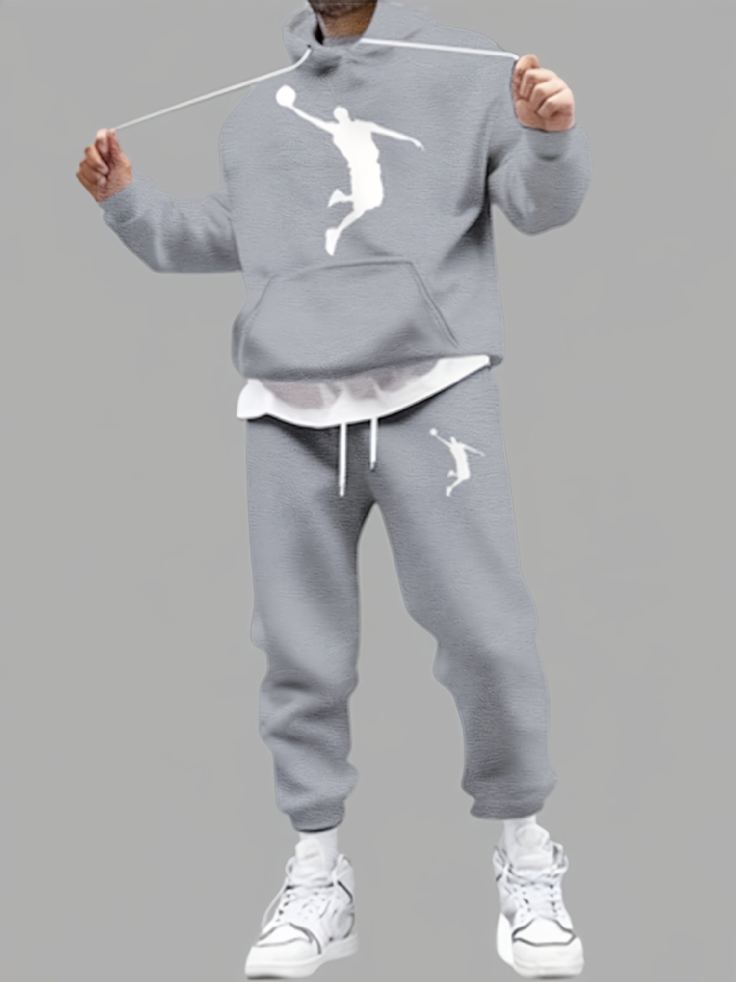 Setelan Hoodie dan Celana Jogg - Street Fashion Winter ulasan dan harga
