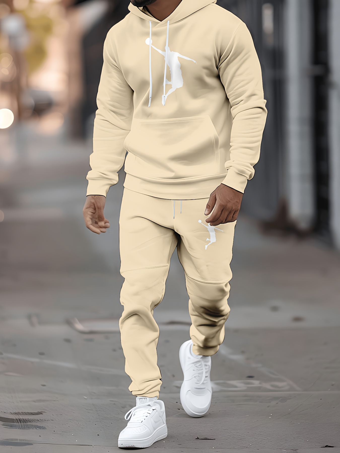 Setelan Hoodie dan Celana Jogg - Street Fashion Winter ulasan dan harga