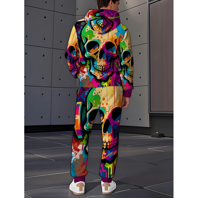 Set Pola Kerangka yang Modis,  - Street Fashion Winter ulasan dan harga