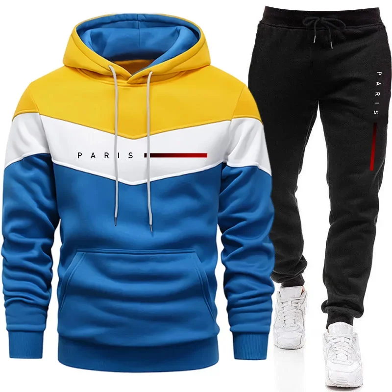 Setelan Hoodie Pria Paris Fash - Street Fashion In Paris ulasan dan harga