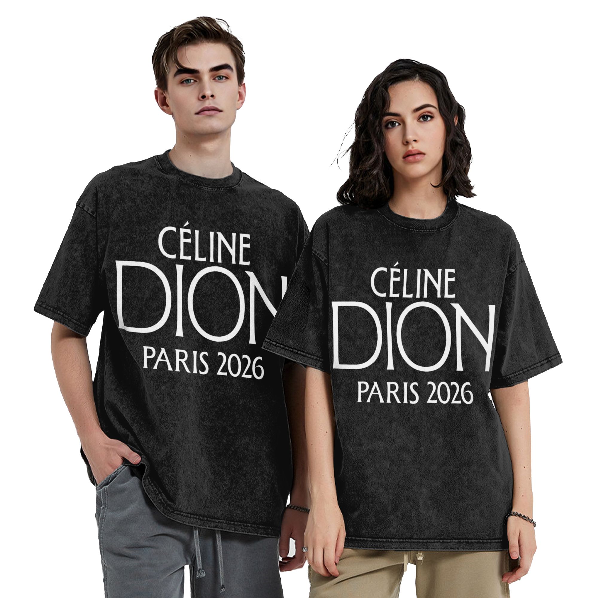 Kaos Harajuku Washed Dions Par - Street Fashion In Paris ulasan dan harga