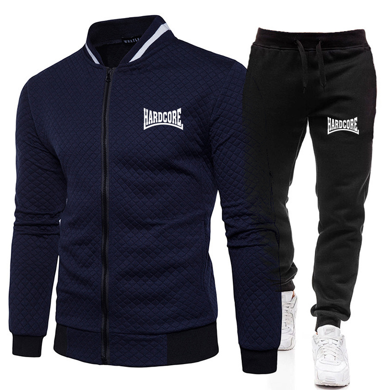 HARDCORE Jaket Set Kerah Tegak - Street Fashion Jacket ulasan dan harga