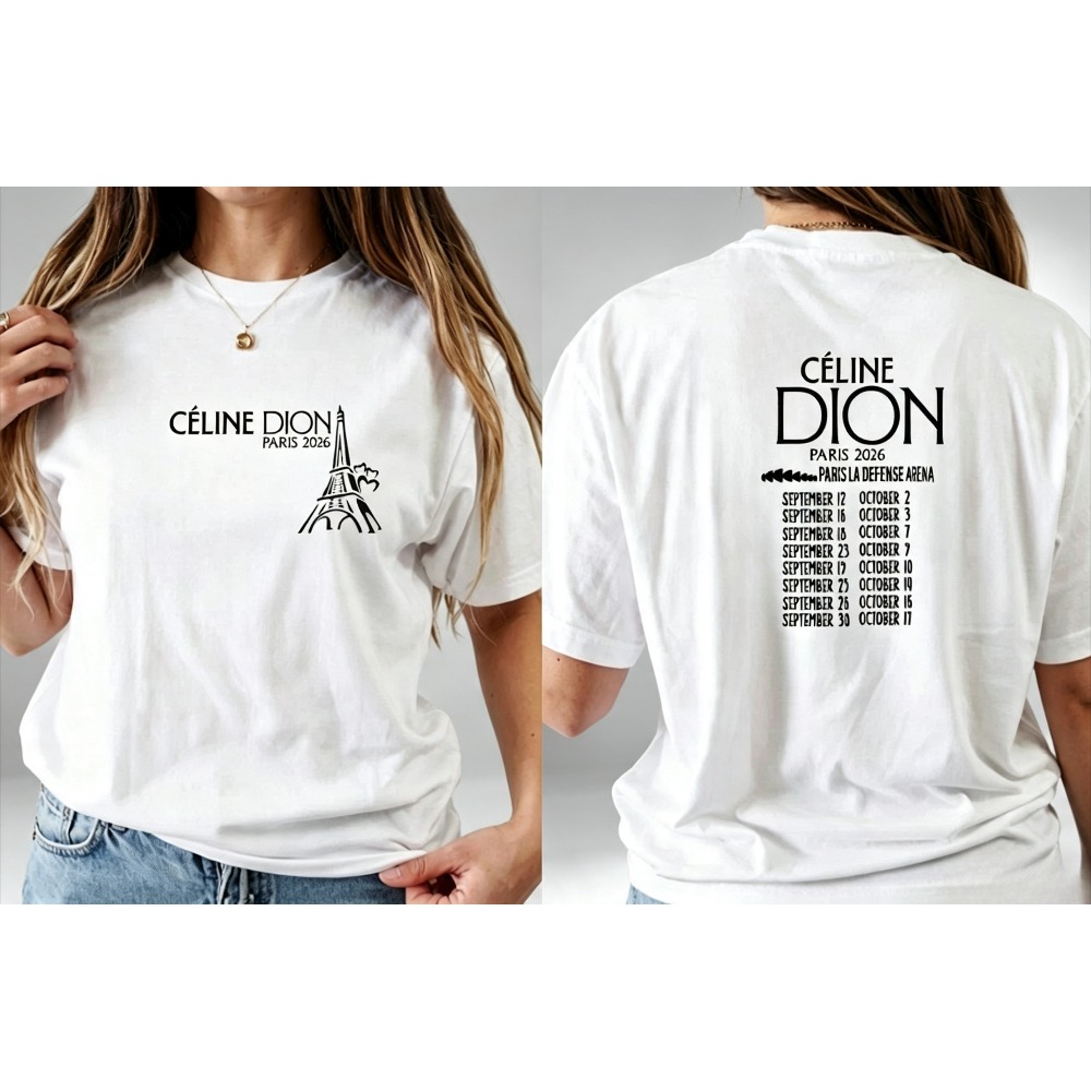 Kaos Pria Cetak Tanggal Tur Me - Street Fashion In Paris ulasan dan harga