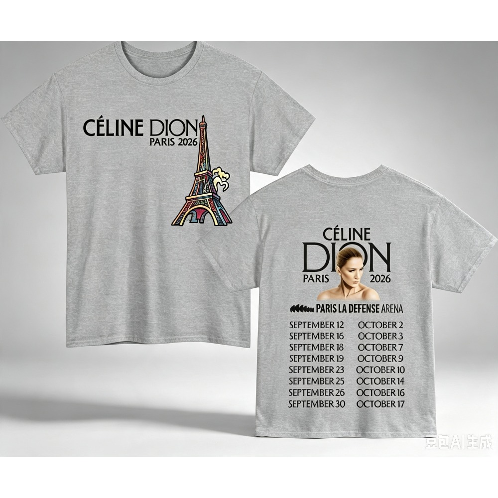 Kaos Pria Cetak Tanggal Tur Me - Street Fashion In Paris ulasan dan harga