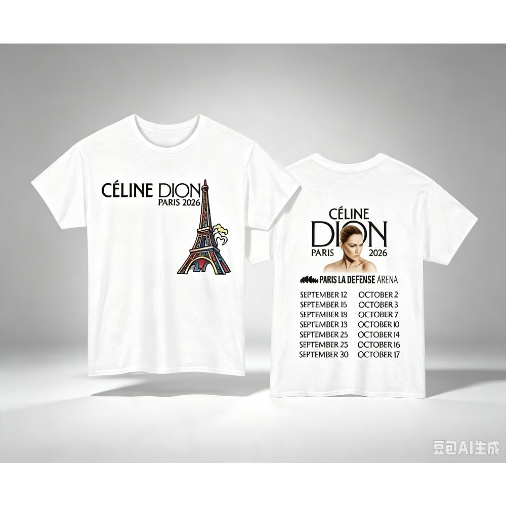 Kaos Pria Cetak Tanggal Tur Me - Street Fashion In Paris ulasan dan harga